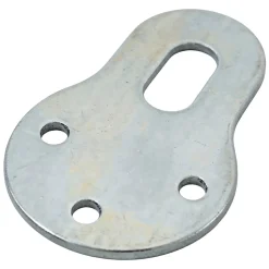4 attaches-éléments Acier zingué l. 22 x H. 40 mm