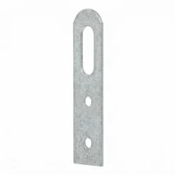 4 attaches-éléments Acier zingué l. 20 x H. 60 mm