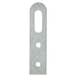 4 attaches-éléments Acier zingué l. 20 x H. 50 mm