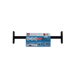 1 barreau télescopique de fenêtre, acier gris anthracite, Afbat, L.48 à 90cm