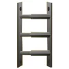3 barreaux télescopiques de fenêtre, acier noir, Mottez, L.30 à 55 cm
