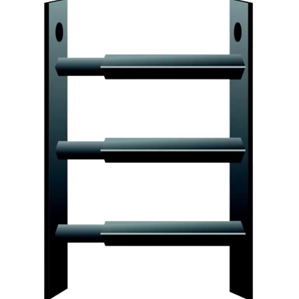 3 barreaux télescopiques de fenêtre, acier gris Mottez, L.55 à 103 cm