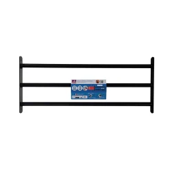 3 barreaux télescopiques de fenêtre, acier gris anthracite, Afbat, L.90 à 170 cm