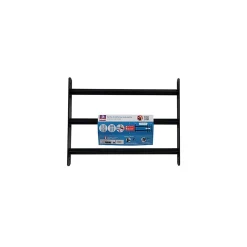 3 barreaux télescopiques de fenêtre, acier gris anthracite, Afbat, L.48 à 90 cm