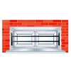 2 barreaux télescopiques pour fenêtre Mottez 55 à 103 cm