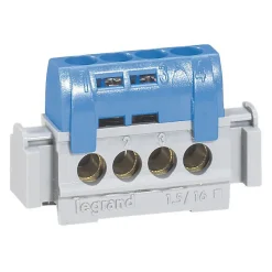 4 Bornier de neutre Legrand pour câble de 1,5 à 16 mm²