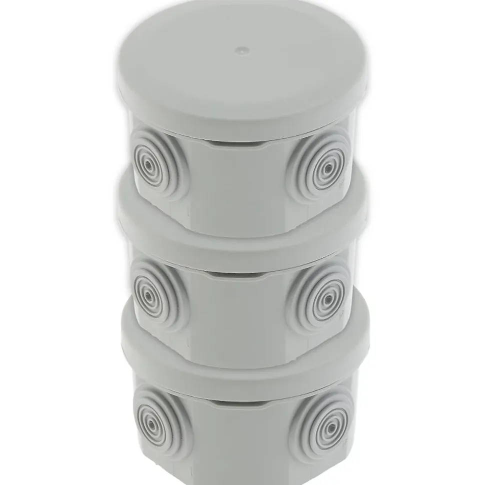 3 boîtes IP55 No Airbox diamètre 70x42mm Protec