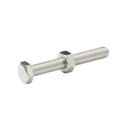 10 boulons tête héxagonale inox 8 x 60 mm