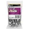 10 boulons tête héxagonale inox 10 x 50 mm