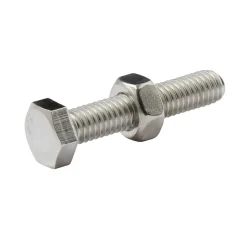 10 boulons tête héxagonale inox 6 x 30 mm