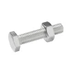 10 boulons tête héxagonale inox 10 x 45 mm