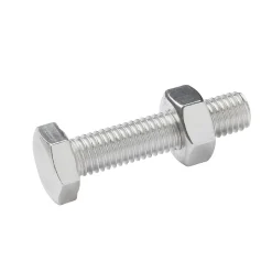 10 boulons tête héxagonale inox 10 x 45 mm