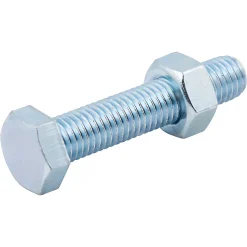 10 boulons tête héxagonale zingué 12 x 60 mm