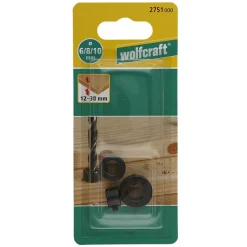 3 butées de profondeur Wolfcraft ø6/8/10 mm