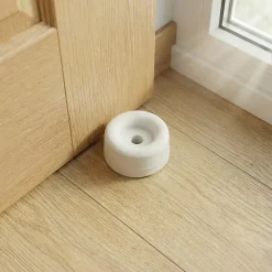 10 butoirs ø30 mm caoutchouc blanc Diall