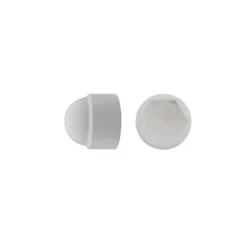 200 Cache-Ecrous Blanc Clé de 10 - M6 mm - Polyamide - D-Work