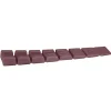 8 cales meuble plastique Diall Marron