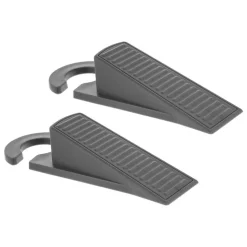 2 cales-porte plastique - Noir- 5five