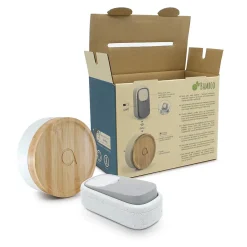 2 Carillons Bamboo et 1 bouton sans fil sans pile Bamboo
