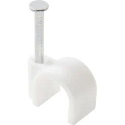 250 cavaliers ronds en nylon DIALL blanc assortiment