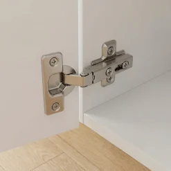 2 charnières invisibles key hole recouvrable acier nickelé Diall Ø26 mm 92°