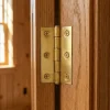 2 charnières laiton Diall 30 x 19 mm