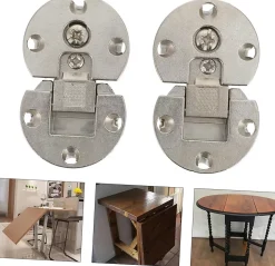4 charnières pliantes, charnières de table pliantes, charnières pliantes à cadre métallique, charnières d'armoire