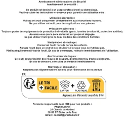 200 Chevilles à Frapper NHS D. 8 x Lt. 60 mm avec Vis Tête Fraisée (en seau) - D-Work