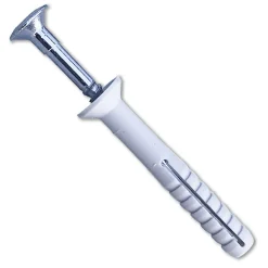 600 Chevilles à Frapper NHS D. 5 x Lt. 35 mm avec Vis Tête Fraisée (en seau) - D-Work