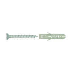 5 chevilles Diall nylon CL HZ Ø10x50mm