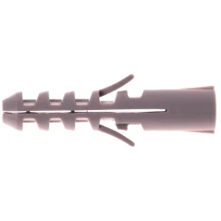 100 chevilles Polypropylène pour murs pleins Ø6x30mm