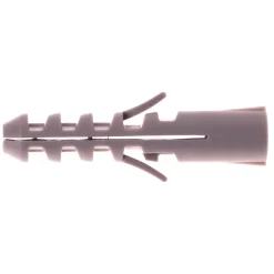 200 chevilles Polypropylène pour murs pleins Ø5x25mm