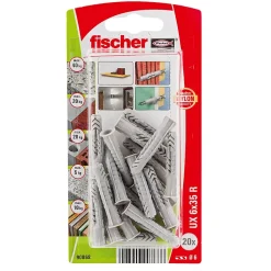 20 chevilles universelles Fischer Ø6x35mm