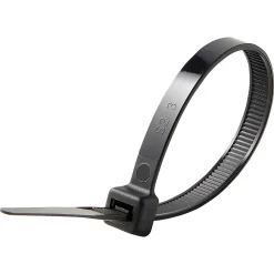 25 colliers de serrage en nylon Diall 6 x 175 mm noir