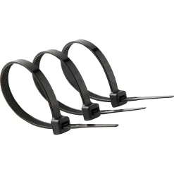 25 colliers de serrage en nylon Diall 6 x 175 mm noir