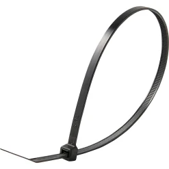 100 colliers de serrage en nylon DIALL 4,8 x 300 mm noir