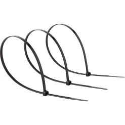50 colliers de serrage en nylon Diall 4,8 x 350 mm Noir