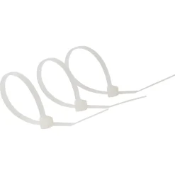 100 colliers de serrage en nylon Diall 2,5 x 100 mm transparent