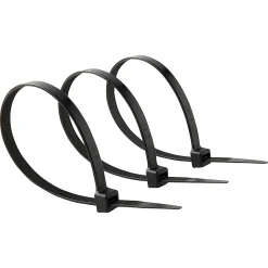 100 colliers de serrage en nylon Diall 9 x 300 mm noir