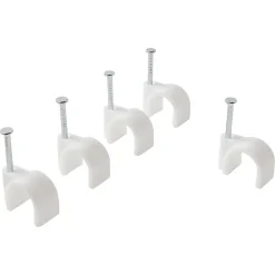 100 colliers de serrage en nylon Diall ø 10 à 11 mm blanc