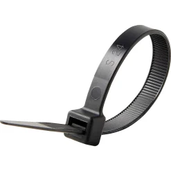 25 colliers de serrage en nylon Diall 9 x 200 mm noir