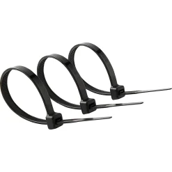 100 colliers de serrage en nylon Diall 6 x 175 mm noir