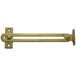 2 Compas coulisseaux à glissière droite/gauche acier laiton L.140 mm x l.16 mm