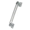2 compas coulisseaux avec arrêt relevable L. 200 mm