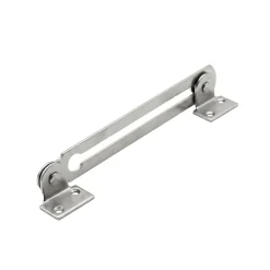 2 compas coulisseaux avec arrêt relevable L. 200 mm