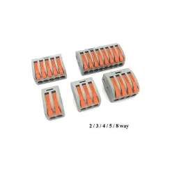 50 connecteur 2 entrées pour fil souple ou rigide