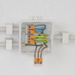 100 connecteur WAGO 2 entrées pour fil souple ou rigide