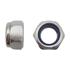 4 Coques de 50 Ecrous Freins Indésserrables M6 mm - DIN 985 - Inox A2 - D-Work