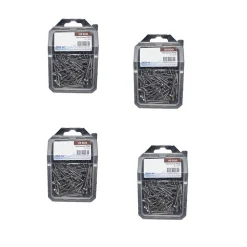 4 Coques de 100 Vis Bois Tête Fraisée Pozidriv 4 x 20 mm - Inox A2 - D-Work