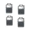 4 Coques de 100 Vis Plaque de Plâtre Tête Trompette Phillips 3.5 x 35 mm - Phosphaté Noir - D-Work